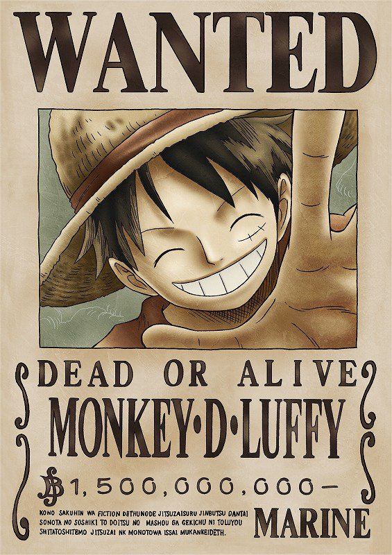 One Piece - Affiche Wanted Big Mom