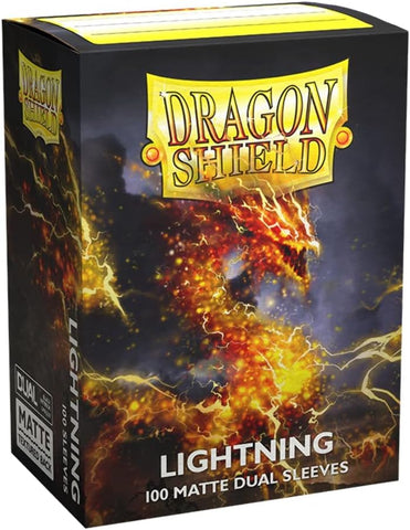 Dragon Shield Sleeves: Matte Dual SS (100) Lightning