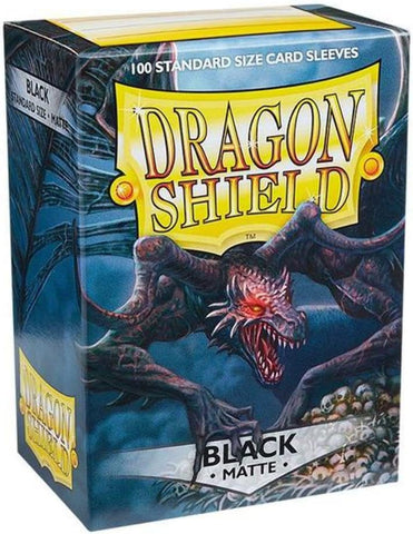 Dragon Shield Sleeves: Matte SS (100) Black