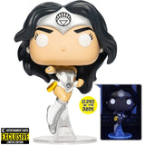 Wonder Woman 80th Anniversary White Lantern Glow-in-the-Dark Pop! Vinyl Figure - EE Exclusive