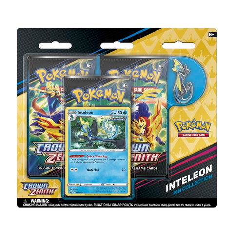 Pokémon TCG: Crown Zenith Pin Collection (Inteleon)