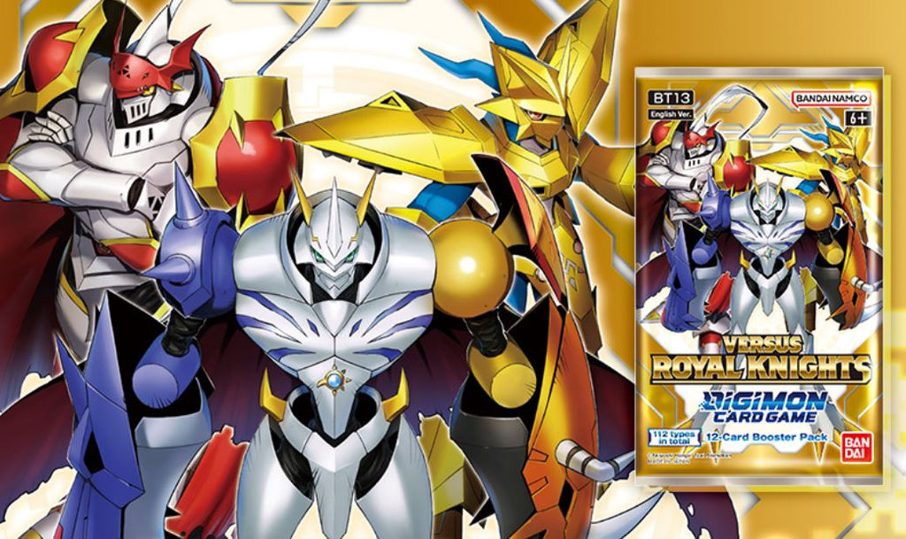 digimon royal knights booster box TCG | BT13 Versus Featuring a gorgeous illustration of the Royal Knights DIGIMON CARD GAME VERSUS ROYAL