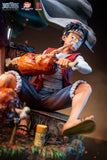 Luffy & Silvers Rayleigh Statue Set