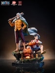 Luffy & Silvers Rayleigh Statue Set