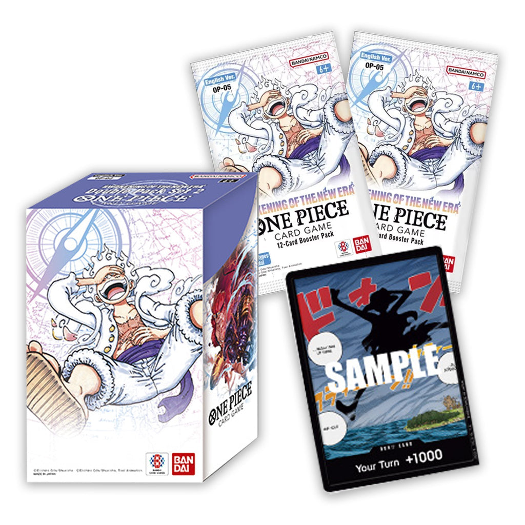 One Piece CG: Double Pack - Awakening OP5 DP-02 (2 Packs + 1 Don + 1 C The SOOG One Piece CG: Double Pack - Awakening OP5 DP-02 (2 Packs + 1 Don + 1 C The SOOG