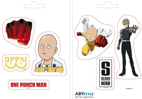 ONE PUNCH MAN - Saitama and Icons Stickers