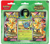 Pokémon TCG: Mega Evolution-Ascended Heroes 2-pack Blister Combo (4 packs)