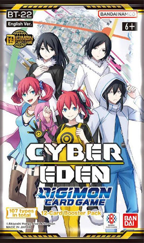 Digimon CG - Booster Pack: Cyber Eden BT22