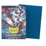 Dragon Shield Sleeves: Matte Dual SS (100) SE Cobalt & Silver