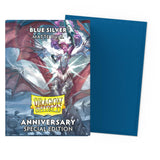 Dragon Shield Sleeves: Matte Dual SS (100) SE Cobalt & Silver