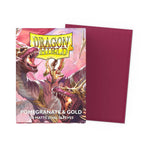 Dragon Shield Sleeves: Matte Dual SS (100) SE Pomegranate & Gold