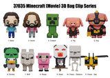 One of Minecraft Movie 3D Foam Bag Clip