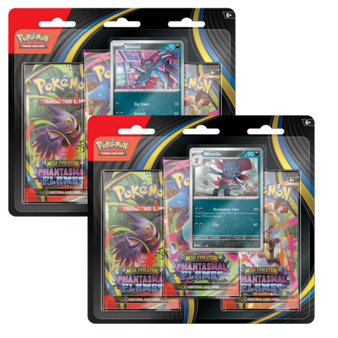 Pokémon TCG: Mega Evolution-Phantasmal Flames 3-Pack Blister Combo