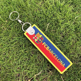 Football Woven Keychain (choose team)