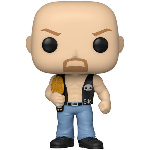 WWE Stone Cold Steve Austin with Belt Pop! Vinyl Figure