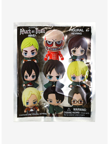 One of Attack On Titan Season 2 Blind Bag Figural Key Chain