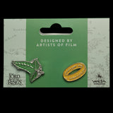 Lord Of The Rings - Elven Leaf & One Ring (Collectible Pin Set)