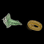 Lord Of The Rings - Elven Leaf & One Ring (Collectible Pin Set)