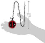 Deadpool Logo Cover Pocket Watch