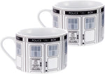 Doctor Who Teacup Set 2pk / TARDIS