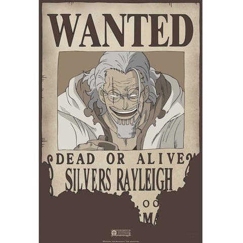 ONE PIECE - Wanted Poster: Silvers Rayleigh (52x35)