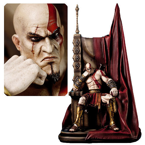 God Of War 1/4 Kratos on Throne Statue – The SOOG
