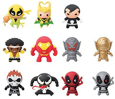 One of Marvel Series 3 3D Foam Key Ring Blind Bag