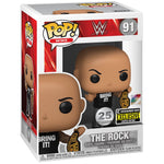 WWE The Rock with Championship Belt Pop! Vinyl Figure - EE Exclusive