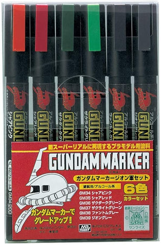 GMS108 Gundam Marker Zeon Set (6 Colors)