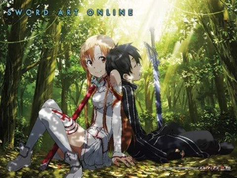 Sword Art Online - Kirito & Asuna Forest Wall Scroll