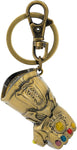 Gold Infinity Gauntlet Pewter Key Ring