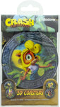 Crash Bandicoot 3D Non-Slip Coaster Set of 4