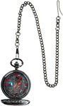 Deadpool Logo Cover Pocket Watch