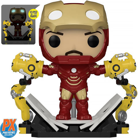 Iron Man 2 Iron Man MK IV with Gantry GitD 6-Inch Deluxe Pop! Vinyl Figure - Previews Exclusive