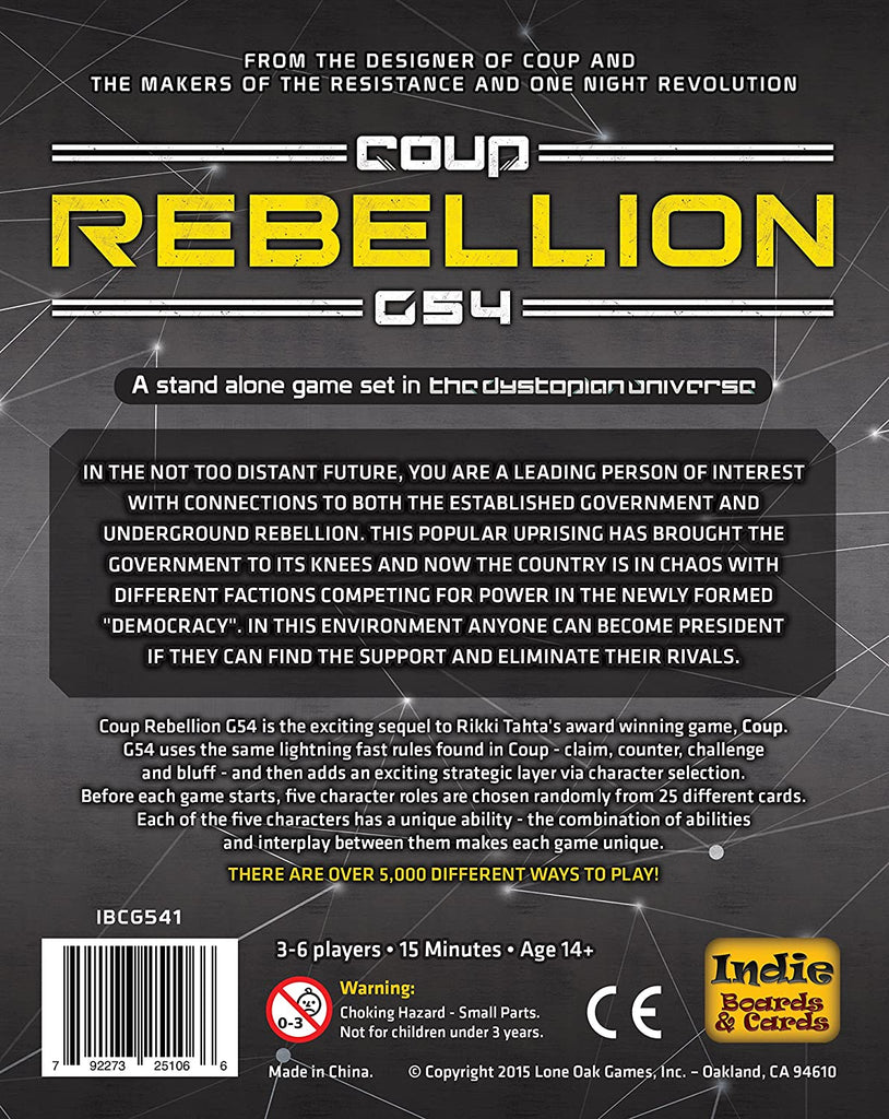 Coup: Rebellion G54 The SOOG Coup: Rebellion G54 The SOOG