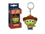 Pixar 25th Anniversary Alien Remix Woody Pop! Key Chain