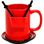 Deadpool Molded Coffee Mug With Spoons And Coaster