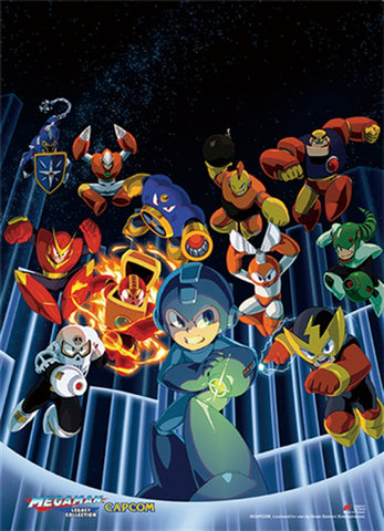 Megaman Classic - Group 01 Wall Scroll