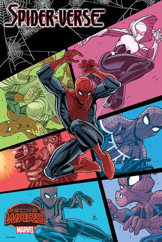 Spider-verse #1 by Bradshaw Poster