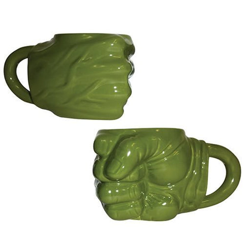 Hulk Fist Sculpted Ceramic Mug