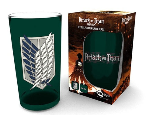 ATTACK ON TITAN - Large Glass - Scout Symbol