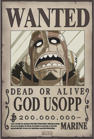ONE PIECE - Wanted Poster: God Usopp New World