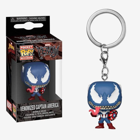 Marvel Venomized Captain America Pocket Pop! Key Chain