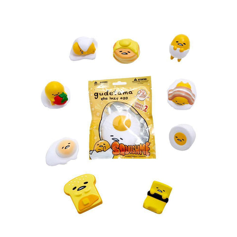 One of Gudetama Lazy Egg Squishme Series 2