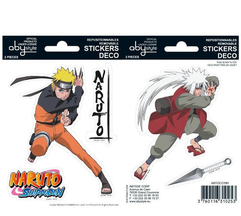 NARUTO SHIPPUDEN - Naruto & Jiraiya Stickers