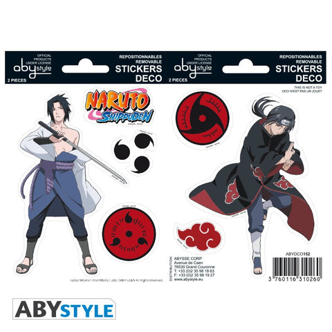 NARUTO SHIPPUDEN - Sasuke & Itachi Stickers