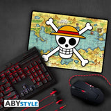 One Piece Gaming Mousepad: Skull with Map