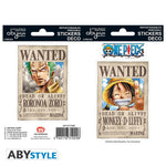 ONE PIECE - Wanted Luffy & Zoro Stickers