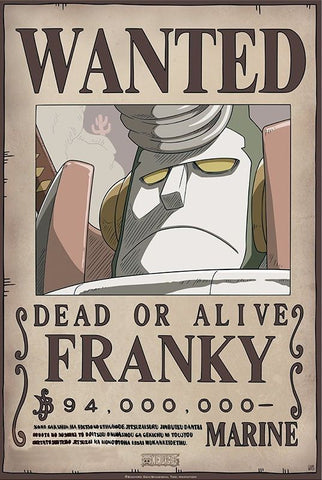 ONE PIECE - Wanted Poster: Franky New World