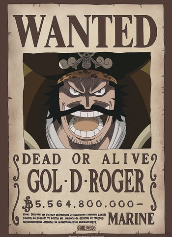 ONE PIECE - Wanted Poster: Gold Roger